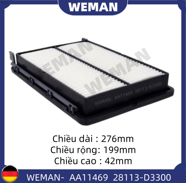 WEMAN Lọc gió AA11469 Tucson Sportage