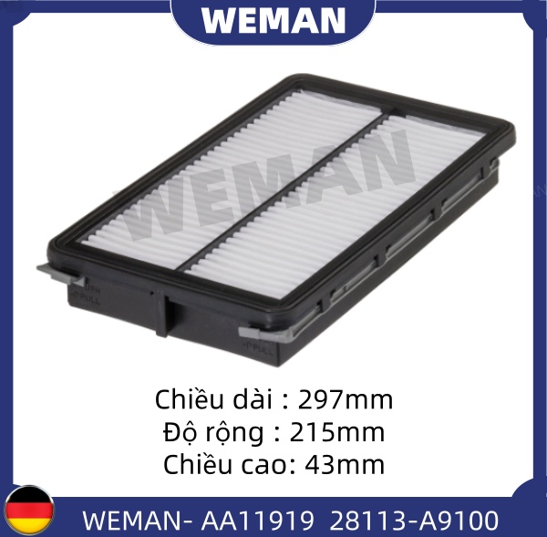 WEMAN Lọc gió AA11919 Sedona Santafe