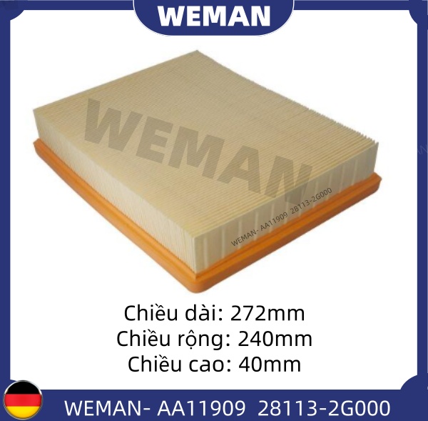 WEMAN Lọc gió AA11909 Optima CARENS Carens