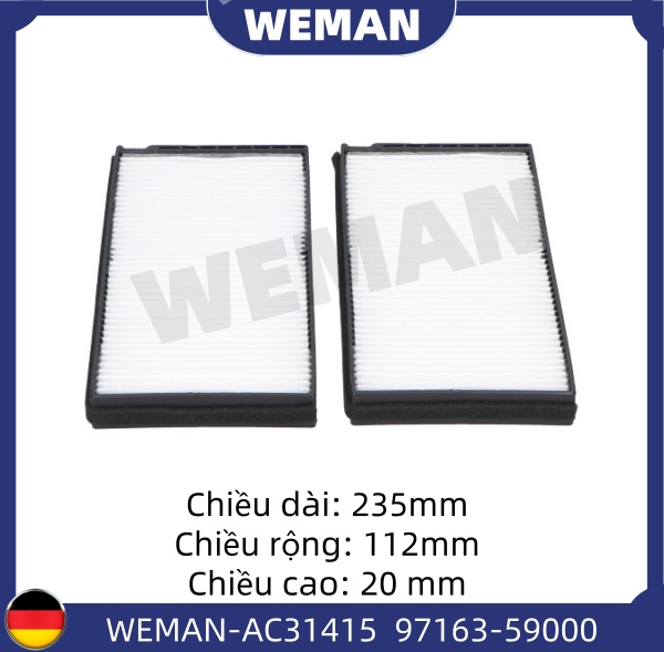 WEMAN Lọc gió điều hòa AC31415