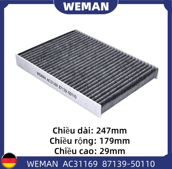 WEMAN Lọc gió điều hòa AC31169