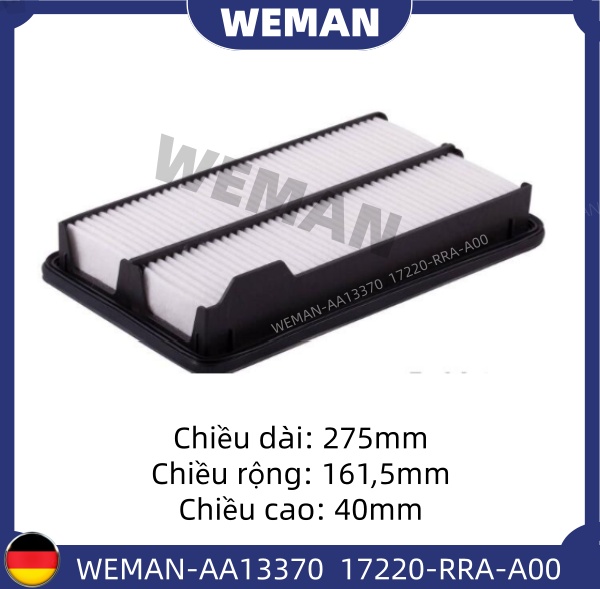 WEMAN Lọc gió AA13370 Honda CiViC
