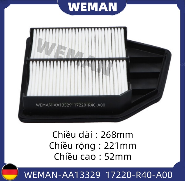WEMAN Lọc gió AA13329 Honda ACCORD