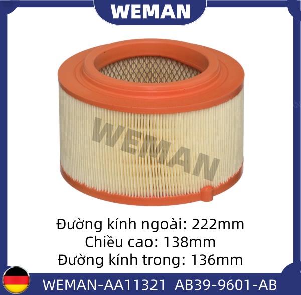 WEMAN Lọc gió AA11321 Ford Everest Mazda BT-50 Ranger