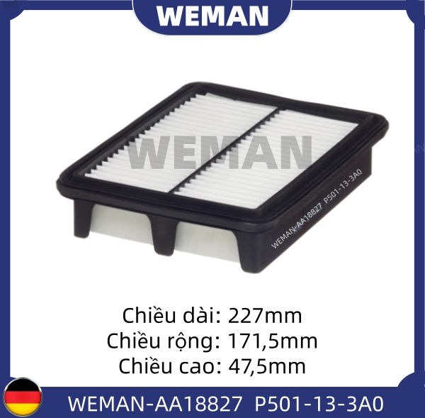 WEMAN Lọc gió AA18827 Mazda Mazda 2 Mazda 3