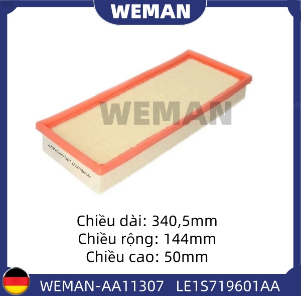 WEMAN Lọc gió AA11307 Ford MONDEO