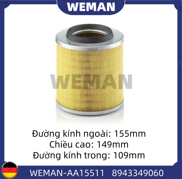 WEMAN Lọc gió AA15511