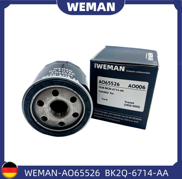 WEMAN Lọc dầu A065526 Ford TRANSIT OEM BK2Q-6714-AA WEMAN Lọc dầu A065526 Ford TRANSIT