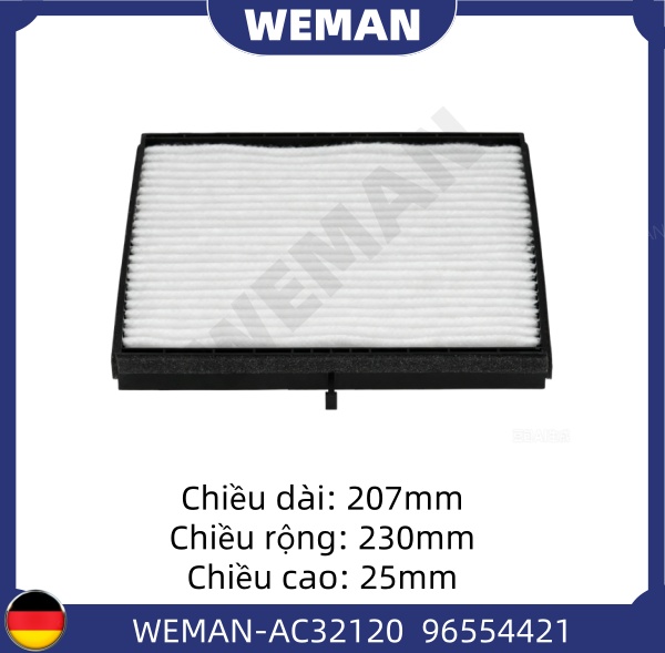 WEMAN Lọc gió điều hòa AC32120 KALOS AVEO Lacetti