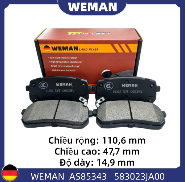 WEMAN Má phanh AS85343