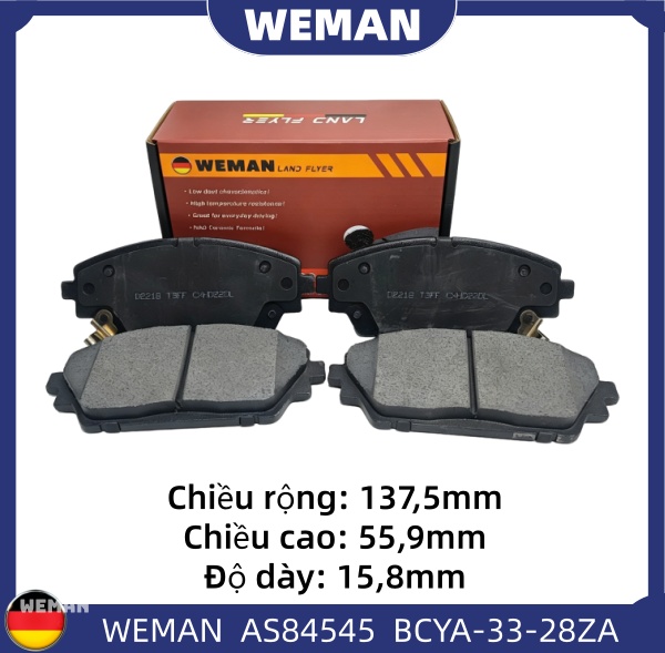 WEMAN Má phanh AS84545 Ma*da Mazda CX-30 Mazda 3