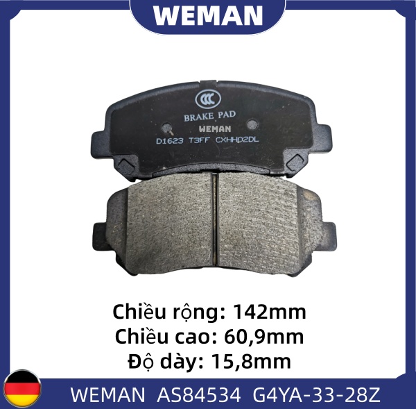 WEMAN Má phanh AS84534 Ma*da Mazda CX-5