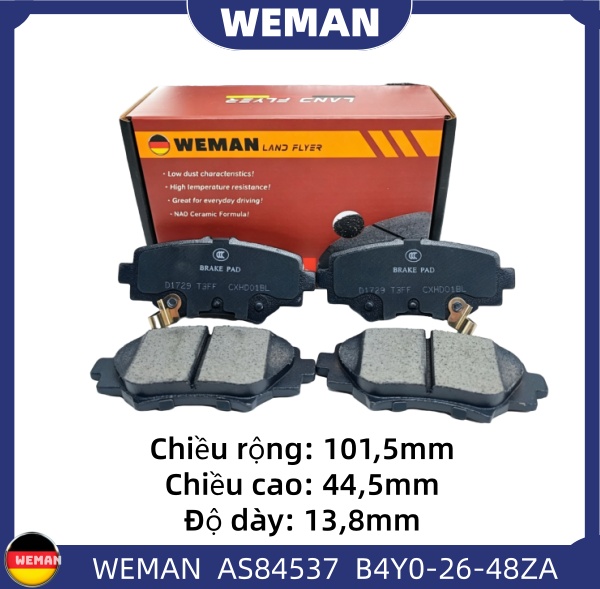 WEMAN Má phanh AS84537 Ma*da Mazda CX-30 Mazda 3