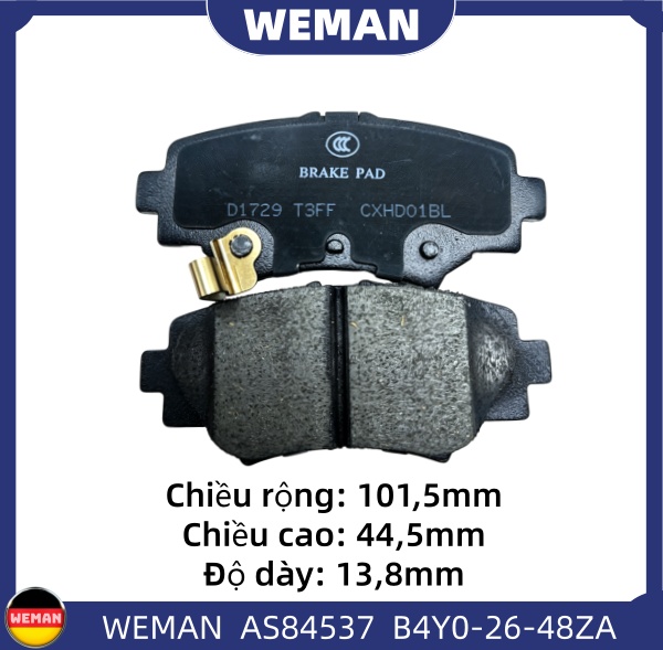 WEMAN Má phanh AS84537 Ma*da Mazda CX-30 Mazda 3