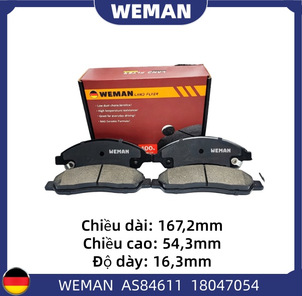 WEMAN Má phanh AS84611 Is*zu D-Max