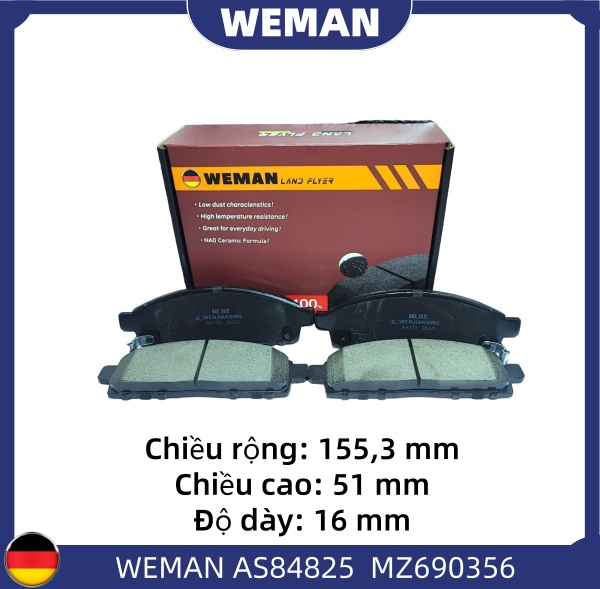 WEMAN Má phanh AS84825