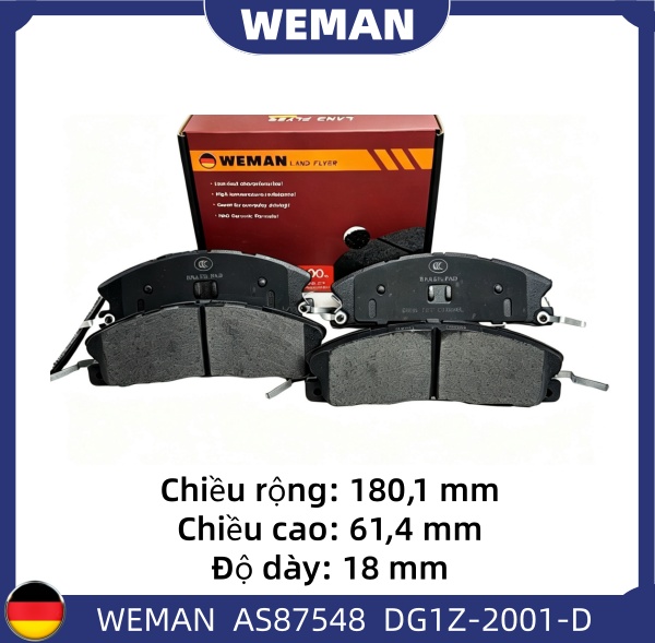 WEMAN Má phanh AS87548 For-d EXPLOREN