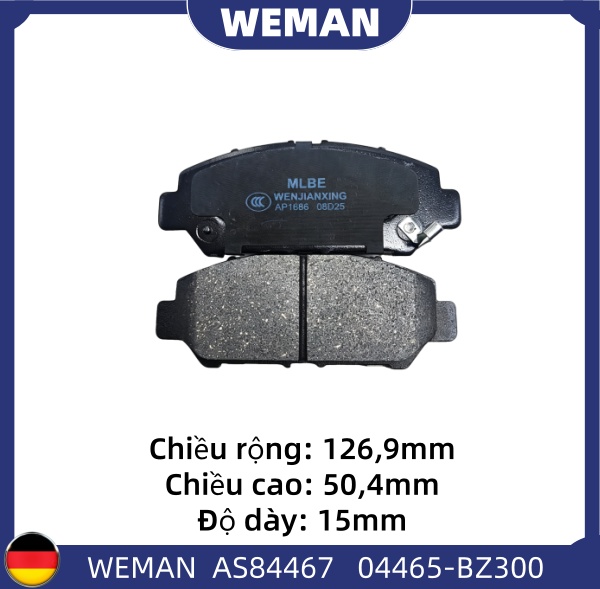 WEMAN Má phanh AS84467 Toy*ta Veloz Cross Raize Avanza