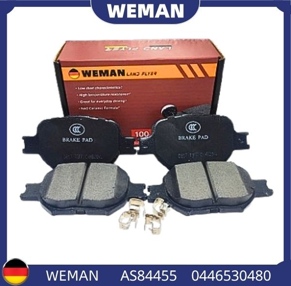 WEMAN Má phanh AS84455 Toy*ta Corolla Altis OEM 0446530480 WEMAN Má phanh AS84455 Toy*ta Corolla Altis