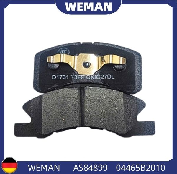 WEMAN Má phanh AS84899 Mitsubishi Attrage MIRAGE OEM DAIHATSU : 04465B2010 WEMAN Má phanh AS84899 Mitsubishi Attrage MIRAGE