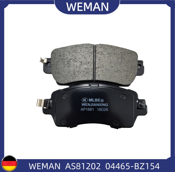WEMAN Má phanh AS81202 Toyota Wigo OEM 04465-BZ154 WEMAN Má phanh AS81202 Toyota Wigo