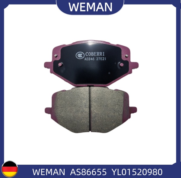 WEMAN Má phanh AS86655 Peugeot 2008 OEM YL01520980 WEMAN Má phanh AS86655 Peugeot 2008